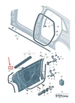 New Audi Q8 4MN Rear Right Outer Door Seal 4M8839120B 4M8-839-120-B. Fixed Price $123.00.