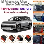 Door Rubber Seal Strips Weather Trim Wind Noise Reduction For Hyundai Ioniq 9. Fixed Price $59.98.