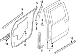 Genuine Nissan 2022-2023 Frontier Surround Weather-strip 82830-9BU0B. Fixed Price $95.57.