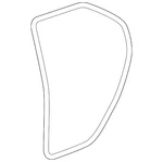 Genuine Gm Driver Side Rear Door Weatherstrip 23282067. Fixed Price $46.13.