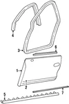 Genuine Gm Lower Weather-strip 25626894. Fixed Price $28.07.