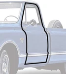 For Chevy K10 Suburban 67-72 Driver & Passenger Side Door Frame Weatherstrips. Fixed Price $88.34.