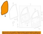 Gm Oem 19-23 Sierra 1500 Front Door Components-w'strip Body 84237251. Fixed Price $56.02.