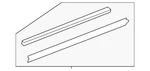 Genuine Audi Belt Molding 4G8-853-763-H-2ZZ. Fixed Price $242.45.