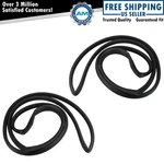 Rear Door Weatherstrips Rubber Seal For Buick Chevy Oldsmobile Pontiac. Fixed Price $129.85.