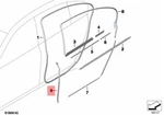 Genuine Bmw Hybrid 7L F01 F02 F03 Gasket Door Joint Column Right 51357177944. Fixed Price $69.38.