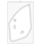 Genuine Honda Door Weather-strip 72350-SXS-A02. Fixed Price $109.34.