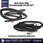 Genuine Rear Door Side Weatherstrip Lh Rh Set For Kia Rio. Fixed Price $109.00.