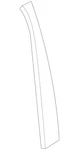 Genuine Nissan Door Shell Seal 76843-3WC0A. Fixed Price $84.16.