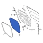 Ford Fusion 2013-2020 DS7Z5425325F Rear Left Outer Door Seal. Fixed Price $83.88.
