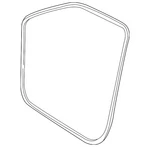 Genuine Volkswagen Weather-strip On Body 561-867-911-H. Fixed Price $92.72.