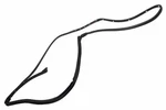 Genuine Gm Rear Driver Side Door Weatherstrip 84741729. Fixed Price $88.33.