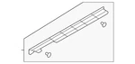 Genuine Nissan Lower Seal Strip 80838-6MA0A. Fixed Price $73.79.