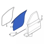 Genuine Ford Door Weather-strip ML3Z-1520531-B. Fixed Price $147.51.