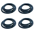Rubber Front Door Seal Gasket Weatherstrip 4 Pcs For Fiat Egea Dodge Neon 16-22. Fixed Price $104.40.