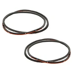 2012-2018 Ford Focus Door Weatherstrip Driver And Passenger Side Pair Front. Fixed Price $187.22.