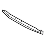 New Genuine Mercedes-benz Weatherstrip 2097201878 / 209-720-18-78 Oem. Fixed Price $28.84.