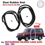 Door Rubber Seal Front L+r Fits Mitsubishi Pajero Montero Shogun SJ25 1982-91. Fixed Price $140.98.