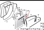 Bmw G11 Window Cavity Inner Right Short Strip Genuine 51357380534. Fixed Price $40.78.