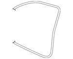 Genuine Volkswagen 2009-2018 Tiguan Lim Surround Weather-strip 5N0-867-911-A-9B9. Fixed Price $214.65.