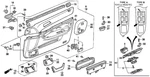 Genuine Honda Pocket Door Pull *G38L* (p/w) (jade Green) 83571-SV4-A10ZA. Fixed Price $52.37.
