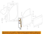 Honda Oem 16-23 Passport Door Components-front Seal 72336TG7A02. Fixed Price $52.72.