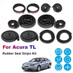 For Acura Tl Door Rubber Seal Strips Weather Draft Wind Noise Reduction Kit G. Fixed Price $59.24.