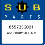 Subaru Wstr Body Sd Flg 63572SG001, New Genuine Oem Part. Fixed Price $53.76.