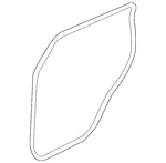 Genuine Mitsubishi Weather-strip On Body 5755A269. Fixed Price $207.19.