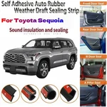 Rubber Seal Strips Weather Draft Wind Noise Reduction Kit For Toyota Sequoia. Fixed Price $64.80.