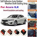 Door Rubber Seal Strips Weather Draft Wind Noise Reduction Trim For Acura Ilx. Fixed Price $54.80.