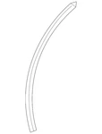 Genuine Mazda Door Shell Seal D10E-72-76ZA. Fixed Price $31.63.