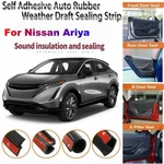 Door Rubber Seal Strips Weather Trim Wind Noise Reduction Kit For Nissan Ariya. Fixed Price $63.14.