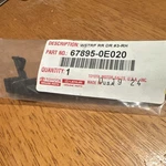 Weatherstrip Rear Door Number 67895-0E020 Toyota Genuine Parts. Fixed Price $10.00.