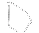 Genuine Volkswagen Weather-strip On Body 1K5-867-913-C-9B9. Fixed Price $151.31.