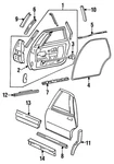 Genuine Gm Door Weather-strip 10227063. Fixed Price $42.82.