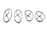 Complete Set Of And Rear Door Weatherstrips Fits 22-24 Frontier. Fixed Price $130.00.