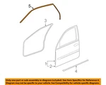 Gm Oem 04-09 Srx Front Door Components-upper W'strip 15297594. Fixed Price $168.72.