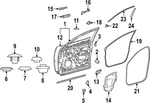 Genuine Lexus Lower Weather-strip 67875-F6020. Fixed Price $58.52.