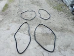 Porsche Macan Door Rubber Seal Set X4 95B831721B From The Shell 2014-2021. Fixed Price $92.68.