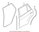 Genuine Oem Rear Driver Left Forward Door Seal Bmw X5 51767318509. Fixed Price $92.88.