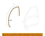 Ford Oem Front Door-weatherstrip Seal Left XW7Z5420531AA. Fixed Price $142.93.
