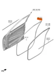 Genuine Brand New Front Door Side Rh Weatherstrip Assy Kia Seltos 2021-2024. Fixed Price $81.88.