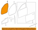 Gm Oem 16-20 CT6 Front Door Components-w'strip Body 84089233. Fixed Price $106.85.