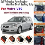 Door Rubber Seal Strips Weather Draft Noise Reduction Kit Trim For Volvo V50. Fixed Price $59.98.