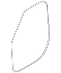 Genuine Land-rover Door Weather-strip LR163133. Fixed Price $119.08.