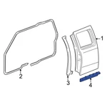 Ford Ranger 1998-2011 8L5Z1020708A Front Door Seal. Fixed Price $121.55.