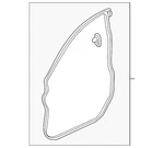 Genuine Acura Door Weather-strip 72310-TZ3-A01. Fixed Price $71.86.