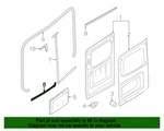 New Genuine Nissan Weatherstrip-back Door,lh 908311PA0A / 90831-1PA0A Oem. Fixed Price $41.63.