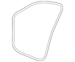 Genuine Volkswagen Weather-strip On Body 3CM-867-912-A-9B9. Fixed Price $183.19.